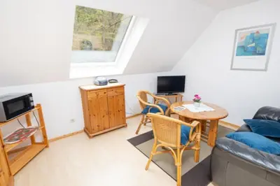 TV/Unterhaltungsangebot in der Unterkunft Ferienwohnung Nexö, 30 qm, 1 Schlafzimmer N4