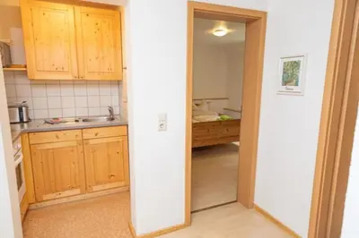 Küche/Küchenzeile in der Unterkunft Ferienwohnung Nexö, 45 qm, 1 Schlafzimmer N5