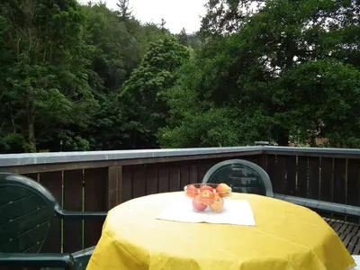 Ein Balkon oder eine Terrasse in der Unterkunft Ferienwohnung Nexö, 45 qm, 1 Schlafzimmer N6