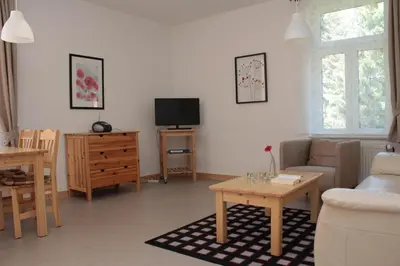 TV/Unterhaltungsangebot in der Unterkunft Ferienwohnung Forsthaus am Brocken, 40 qm, 1 Schlafzimmer F2