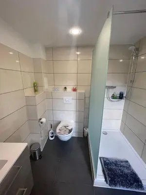 Ein Badezimmer in der Unterkunft Ferienwohnung Adrian