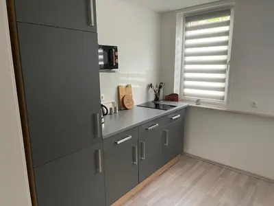 Küche/Küchenzeile in der Unterkunft Ferienwohnung Adrian