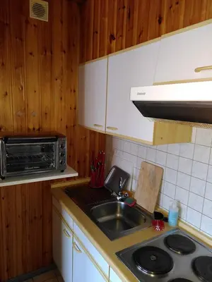 Küche/Küchenzeile in der Unterkunft Bio-Hotel Zum Forsthaus