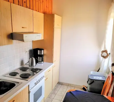 Küche/Küchenzeile in der Unterkunft Bio-Hotel Zum Forsthaus