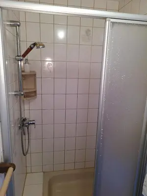 Ein Badezimmer in der Unterkunft Bio-Hotel Zum Forsthaus