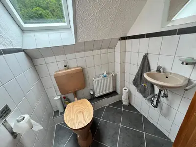 Ein Badezimmer in der Unterkunft Bienenhof Illers