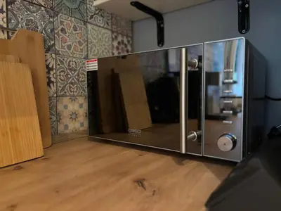 Küche/Küchenzeile in der Unterkunft Duke-Fewo in der Villa Radau an der Bummelallee