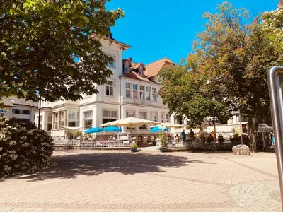 Das Gebäude in dem sich die Ferienwohnung befindet