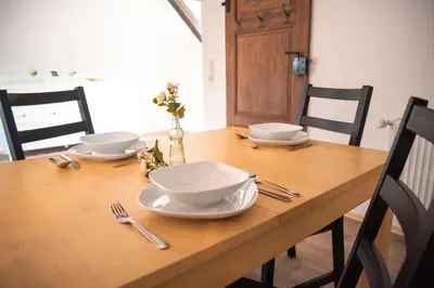Grundriss der Unterkunft Ferienwohnung Up'n Spitzböhn