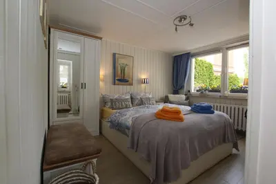 Ein Bett oder Betten in einem Zimmer der Unterkunft Schlossblick