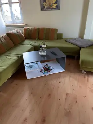 Ein Sitzbereich in der Unterkunft Jeanny´s Ferienwohnung