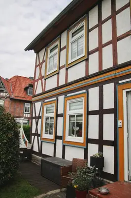 Das Gebäude in dem sich die Ferienwohnung befindet