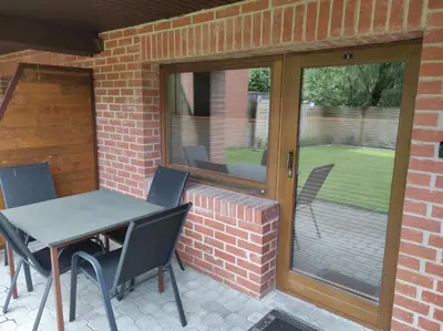 Ein Patio oder anderer Außenbereich in der Unterkunft Gästehaus Harzklause 2