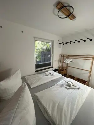 Ein Bett oder Betten in einem Zimmer der Unterkunft Steinbachhütte 2