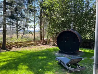 Ein Garten an der Unterkunft Steinbachhütte 2