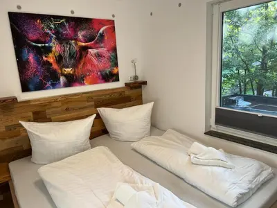 Ein Bett oder Betten in einem Zimmer der Unterkunft Steinbachhütte 2