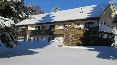 Pension Alfa im Winter