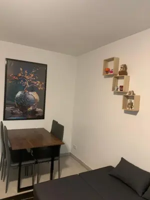 Ein Sitzbereich in der Unterkunft MyCha Ferienwohnung