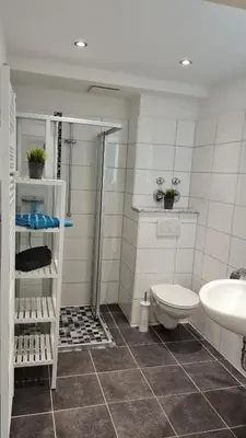Ein Badezimmer in der Unterkunft Ferienwohnung Braunlage - gemütliche Auszeit