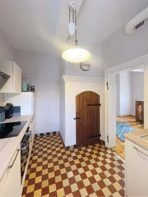 Küche/Küchenzeile in der Unterkunft Ferienhaus Schuhhof