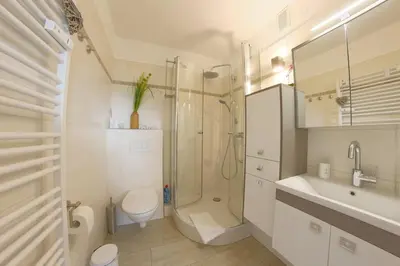 Ein Badezimmer in der Unterkunft Apartment 473