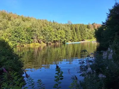 Naturlandschaft in der Nähe der Ferienwohnung