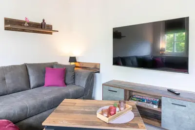 Ein Sitzbereich in der Unterkunft Richter Altstadtappartements