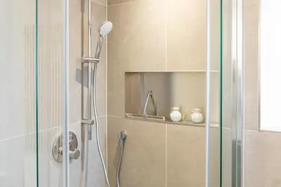 Ein Badezimmer in der Unterkunft Richter Altstadtappartements