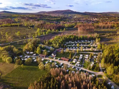 Naturlandschaft in der Nähe des Campingplatzes