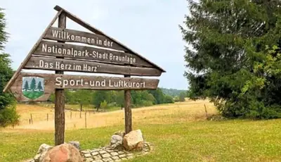 Naturlandschaft in der Nähe des Campingplatzes
