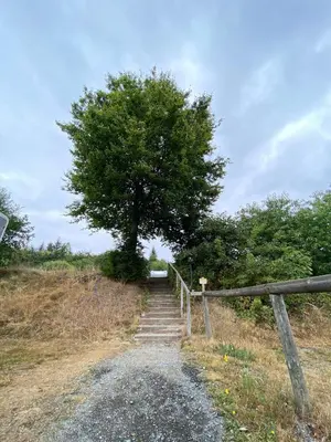 Naturlandschaft in der Nähe des Campingplatzes