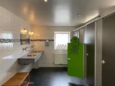Ein Badezimmer in der Unterkunft Camping Braunlage