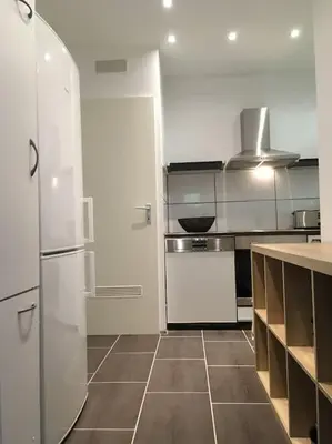 Küche/Küchenzeile in der Unterkunft Goethestraße Ferienhaus