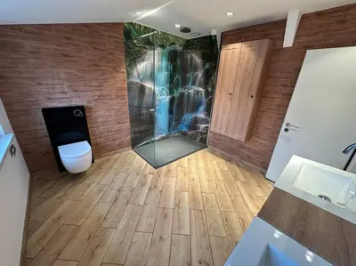 Ein Badezimmer in der Unterkunft Ferienhaus im Altstadtzentrum