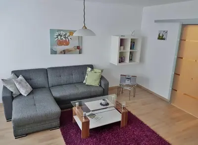 Ein Sitzbereich in der Unterkunft Harzburger Ferienwohnung
