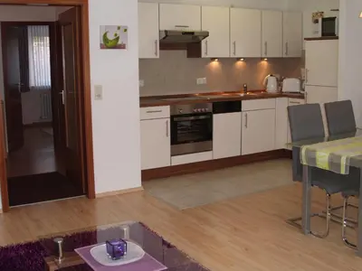 Küche/Küchenzeile in der Unterkunft Harzburger Ferienwohnung