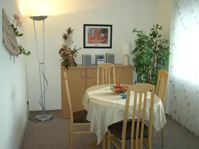 Ein Sitzbereich in der Unterkunft Harzburger Ferienwohnung