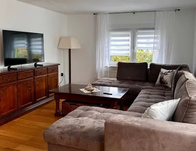 TV/Unterhaltungsangebot in der Unterkunft Ferienhaus Resys Mythenbrand