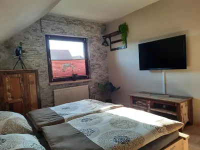 Ein Bett oder Betten in einem Zimmer der Unterkunft Melli