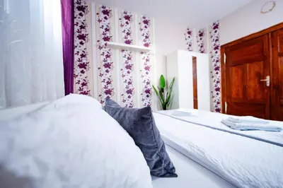 Ein Bett oder Betten in einem Zimmer der Unterkunft Ferienwohnungen Schlossblick - Free Parking