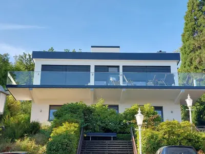 Das Gebäude in dem sich die Ferienwohnung befindet