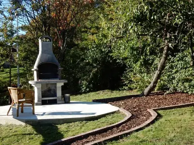 Ein Garten an der Unterkunft Fünf Harzer Berge Bocksberg