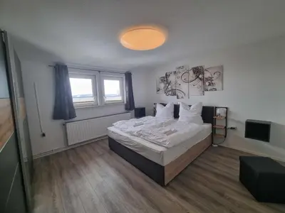 Ein Bett oder Betten in einem Zimmer der Unterkunft Haus Peter Wohnung 4