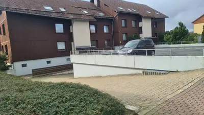 Das Gebäude in dem sich die Ferienwohnung befindet