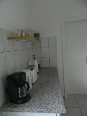 Küche/Küchenzeile in der Unterkunft Ferienwohnung in der Altstadt von Goslar