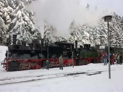 Ferienwohnung am Kurpark im Winter