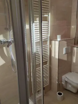 Ein Badezimmer in der Unterkunft Gästehaus Harzklause 7