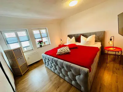 Ein Bett oder Betten in einem Zimmer der Unterkunft Studio Reichenstrasse