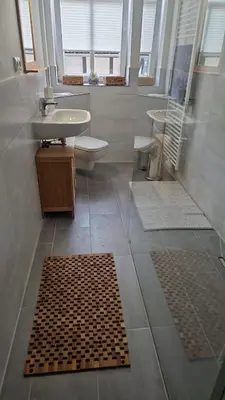 Ein Badezimmer in der Unterkunft Gemütliche Ferienwohnung in Elbingerode/Harz