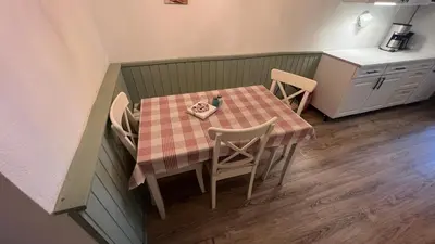 Küche/Küchenzeile in der Unterkunft Ferienwohnung Wetzig W2 - Breite Straße 104 Wernigerode